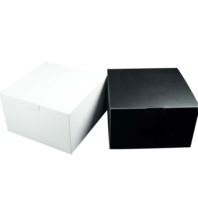 China Supplier Wholesale Flat Packed Baseball Hats Peaked Paper Box Snapback Hat Gift Box Black