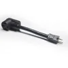 18 inch 10/3 STW 15 to 50 amp Electric Vehicle Charging Adapter (15A Household to Tesla), 5-15P to 14-50R Tesla Pigtail Adapter