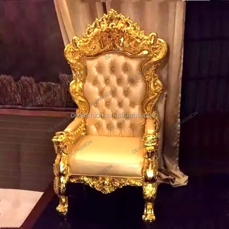 Oefashion Wholesale Cheap Gold King Throne Chair From China Buy King