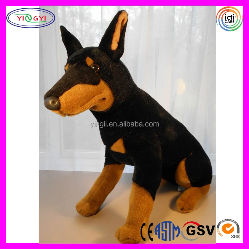 D471 Black Brown Sitting Dog Toys Figure Stuffed Plush Doberman Dog Buy ぬいぐるみドーベルマン犬 おもちゃ図ぬいぐるみドーベルマン犬 リビング犬のおもちゃぬいぐるみドーベルマン Product On Alibaba Com