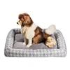 Perfect performance soft elevated felt pet bed waterproof mat large beds pet outside bed