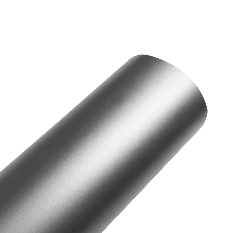 anolly pvc广告金属装饰膜亚光银色乙烯基