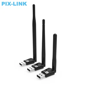 USB Wifi Wireless Network Adapter Dual Band 2.4G/5G Mini 802.11ac Wi-Fi Dongle with 5dBi Antenna for Laptop Destop Windows
