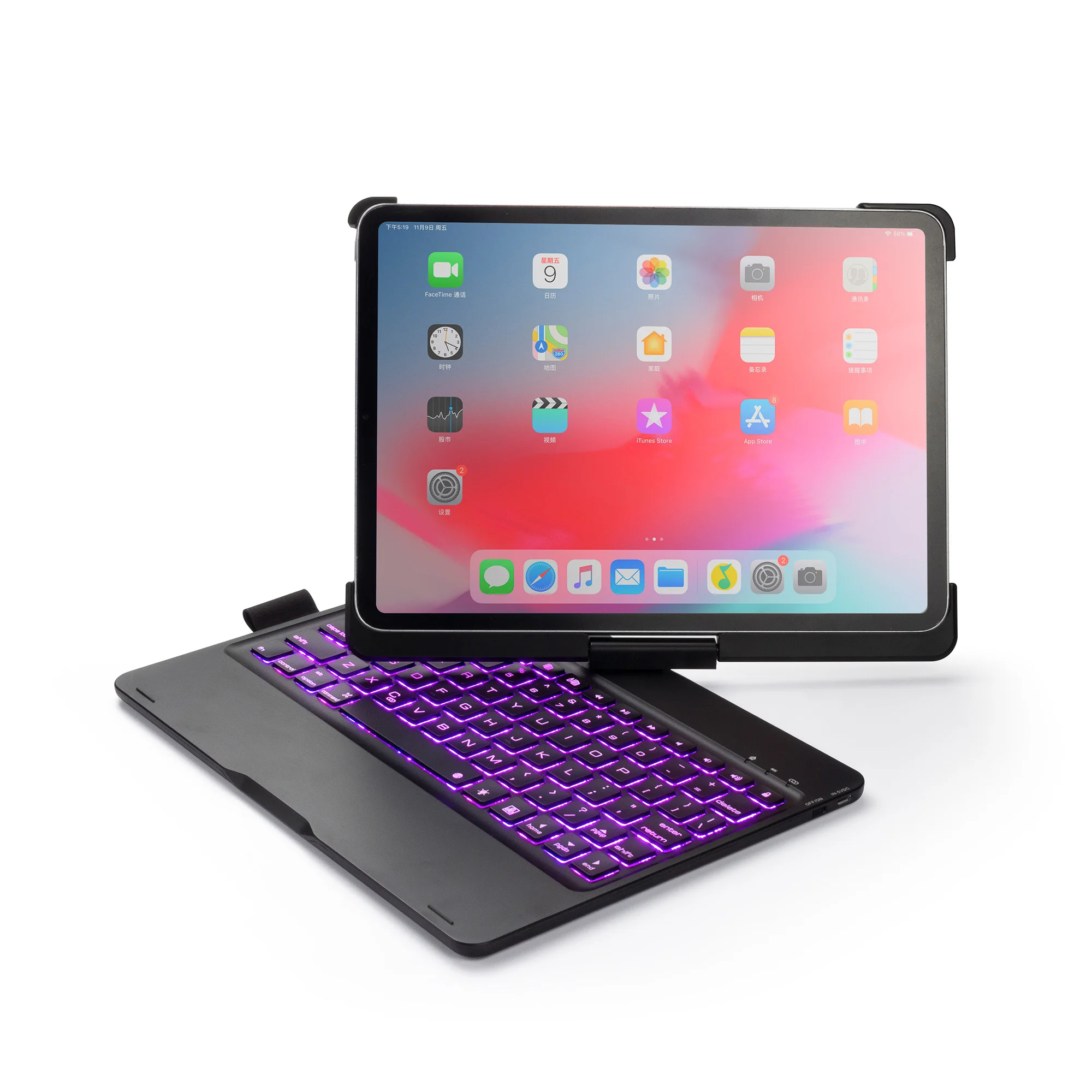 

Small MOQ tablet wireless keyboard case for ipad pro 11