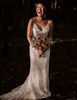 Prime quality lace bodycon floral bridal wedding dress gown manufacturer
