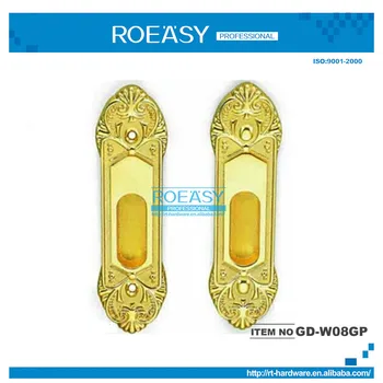 Roeasy European Style Luxury Brass Sliding Door Handle Lock No Cylinder Buy Door Lock Sliding Door Lock Brass Sliding Door Handle Lock Product On