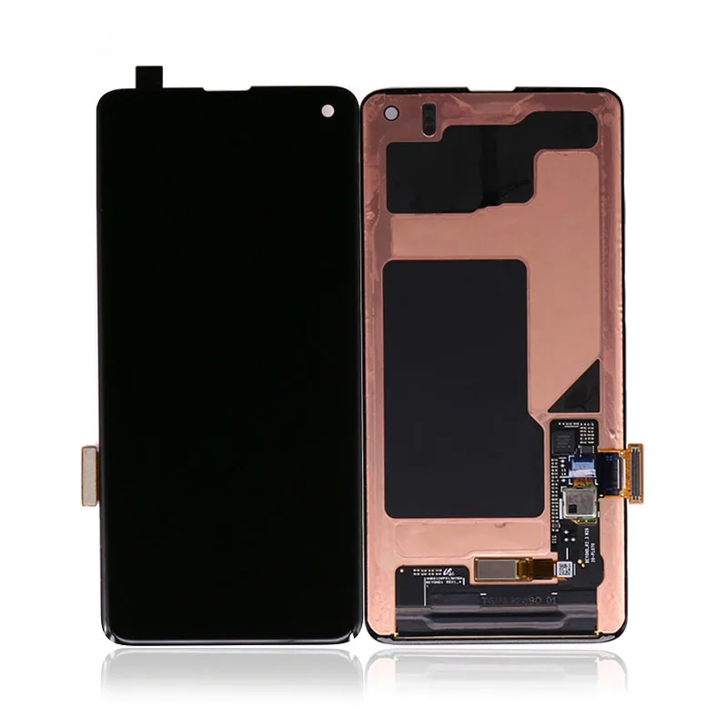 

For Samsung For Galaxy S10 LCD Display For Samsung S10 G973 LCD With Touch Screen Digitizer Assembly, Black