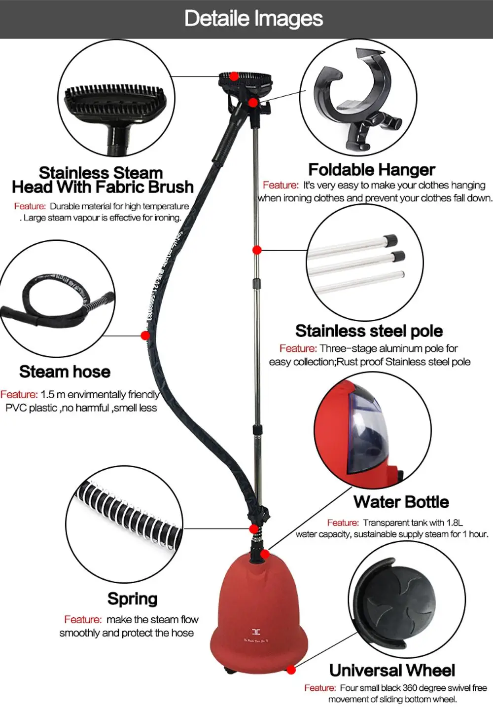 Home Appliance Electric Handy Garment Steamer Electric Automatic