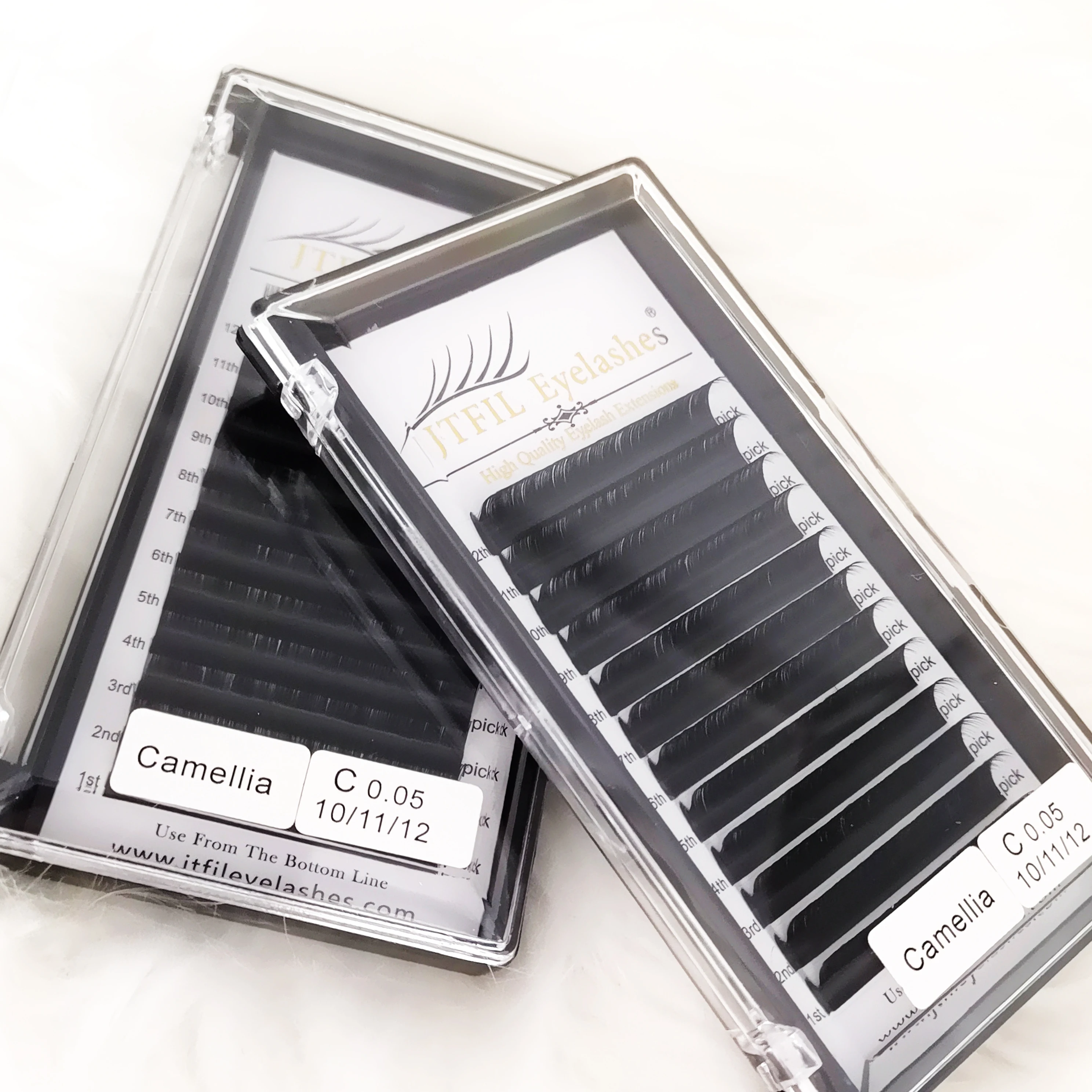 

wholesale custom private label false lash 3d mink eyelash extension, Black