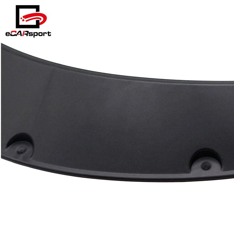 Universal Black 4 Pcs Fender Flares Arch Wheel Eyebrow Protector