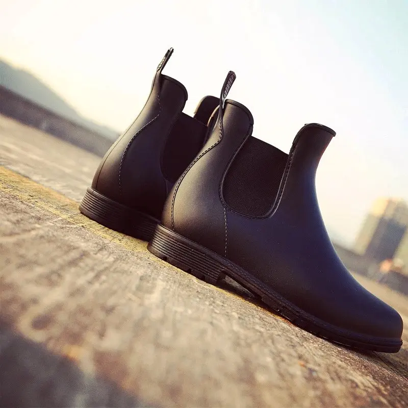 rubber chelsea rain boots