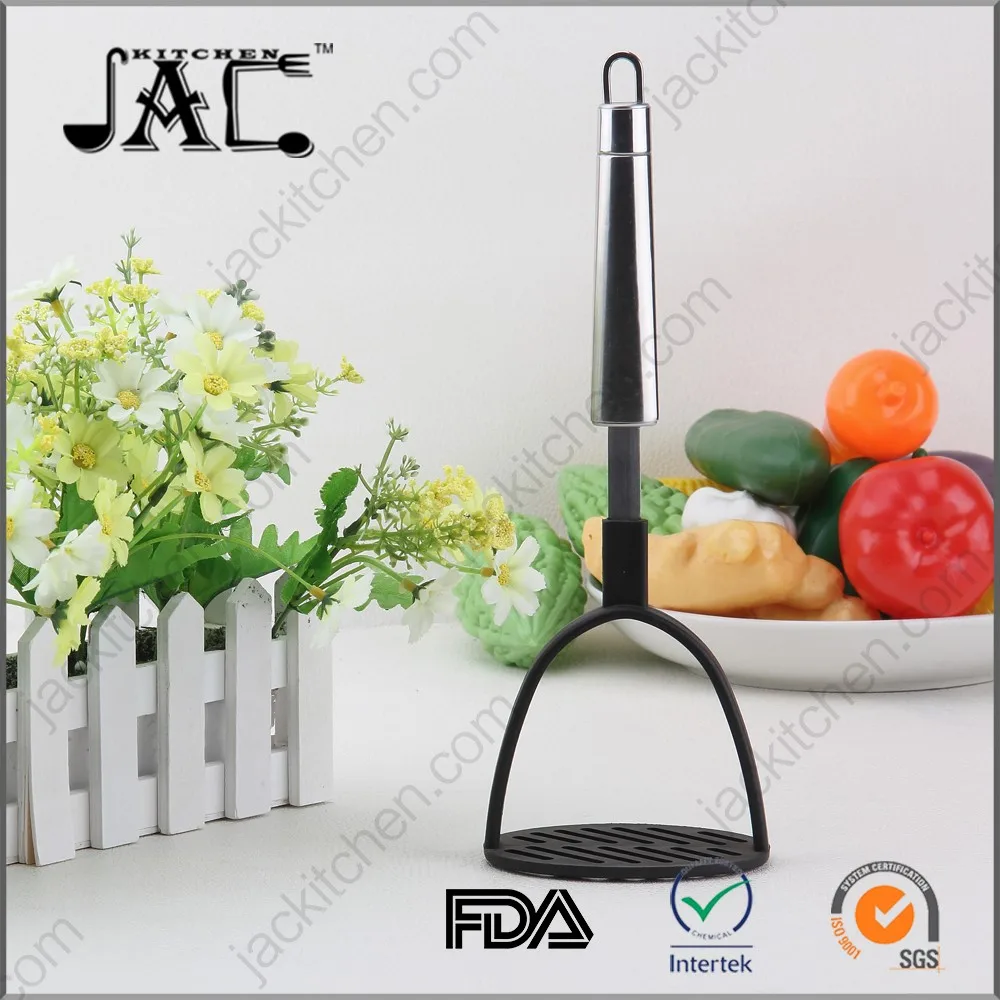 Manual Nylon Potato Food Masher with Stainless Steel Handle