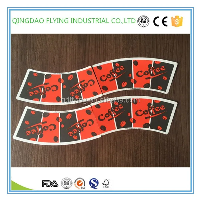Paper Cup Blank Raw Material PE Coated Paper For Paper Coffee Cup