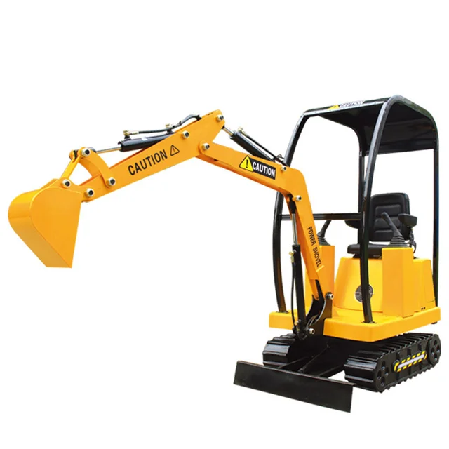 

KIDS excavator suitable for children's rides both indoors and outdoors, Yellow