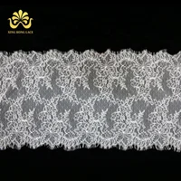 

African french lace fabric multi-color eyelash lace fabric