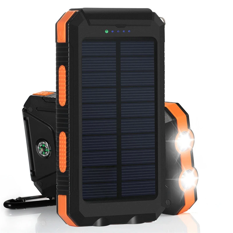 PowerGreen Wholesale 5V 10000mAh Portable Solar Power Bank Battery Charger
