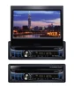 1 din 7 inch motorized in dash car radio dvd player detachable screen with GPS BT SD USB