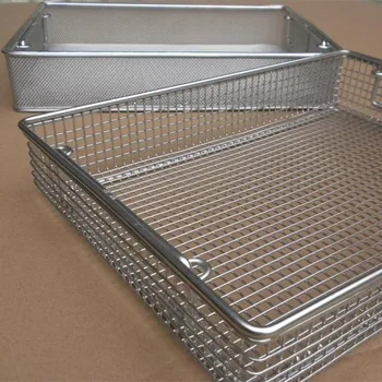 Canasta De Almacenamiento Plateados De Acero Inoxidable 304 Para Frutas