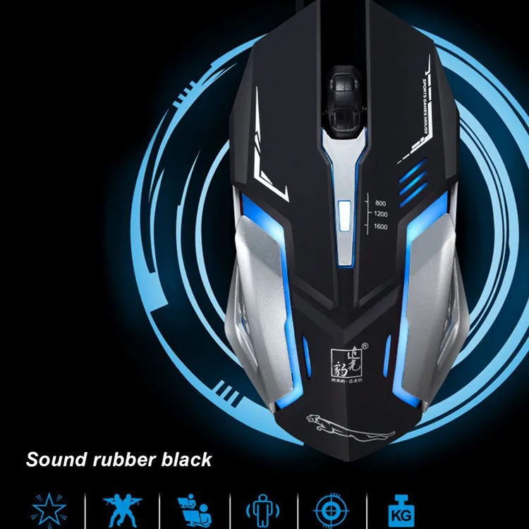 OEM K1 Silent Mute Optical RGB Gaming Mouse Mechanical Appearance Wired USB Game Mobile Mouse for Computer