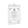 Trade Assurance Hard Paper Display Decorative Paper Picture Frame Racks Notice Board A4 Paper Holder Plastic File Bag Pocket