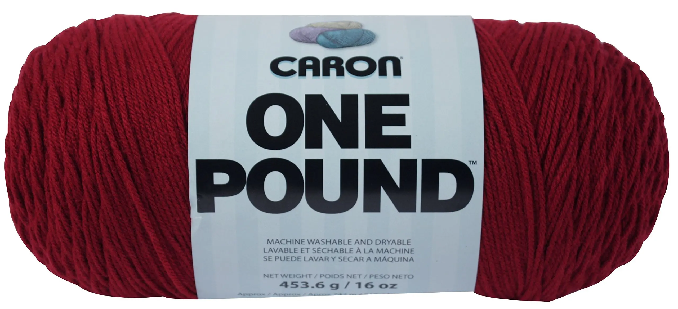 Caron 294010-10562 One Pound Yarn, 16 Ounce, Claret, Single Ball.