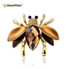 Benefitbee colorful bee brooch pin crystal bee brooch