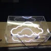 Clear Acrylic case glass neon signs