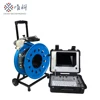 Underwater inspection video camera with pan and tilt camera head