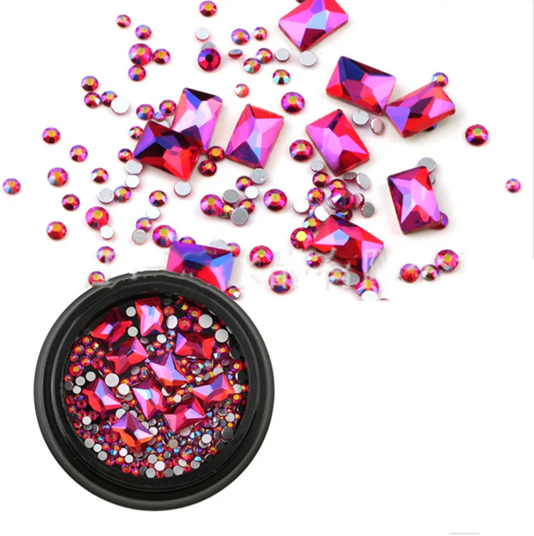 

Professional Manicure Tool Supplies Korea Crystal Glass Nail Art Rhinestones