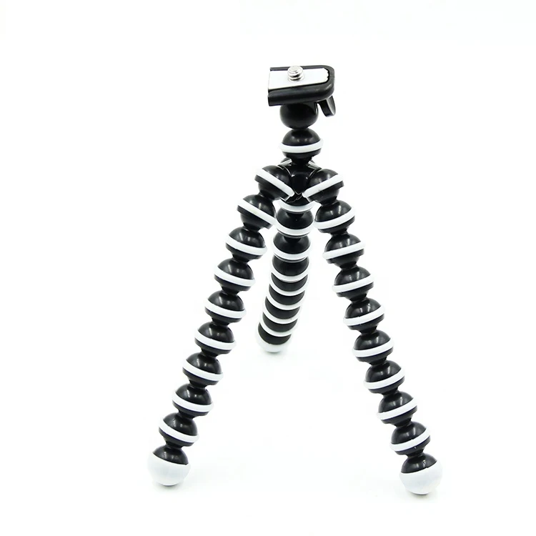 

FT-02 Amazon Medium size Most Popular Flexible Octopus Tripod For Dslr Digital Camera, Black & white