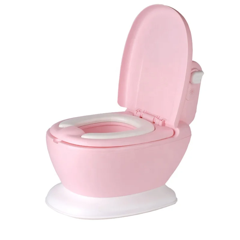 

Baby Size Potty Chair Kids Emulated Children Plastic Portable Potty Training With Flush Sound