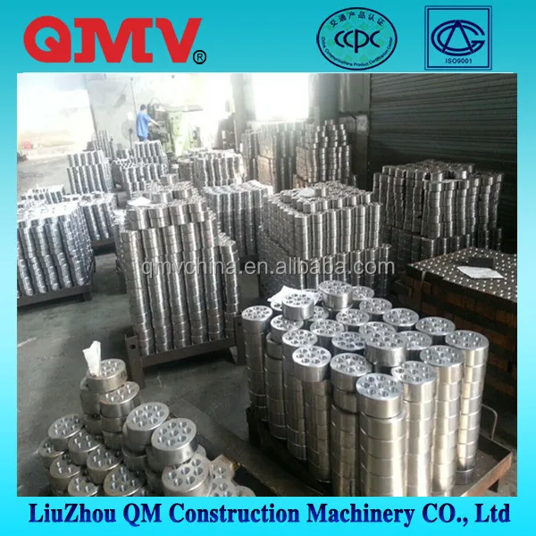 
Post tension anchor block for bridge construction 