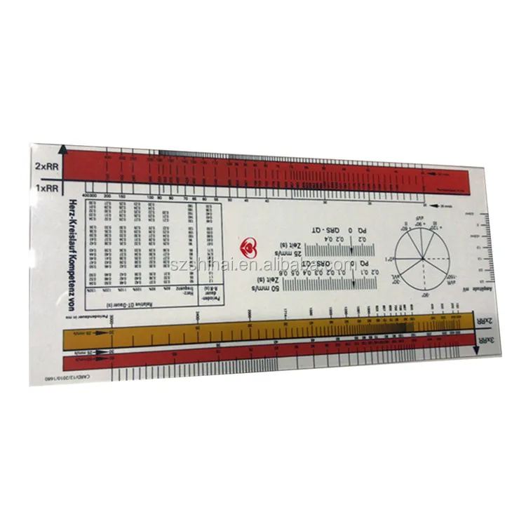 plastic medical ecg ekg ruler printable buy ekg ruler printable ekg ruler ruler ecg product on alibaba com