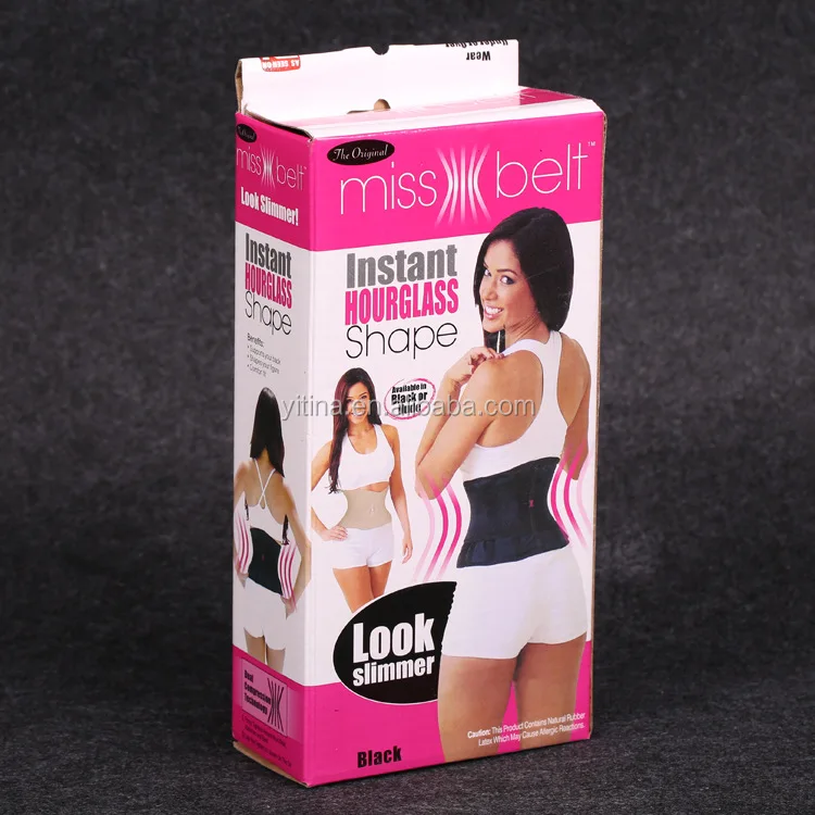As seen on tv Cheap price women girdle Waist belt Training Corsets  Sport slimming breathable Miss Belt TV1612