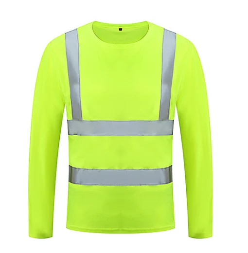 Long Sleeves Breathable Labor Protection Hight Quality Reflective Lines ...