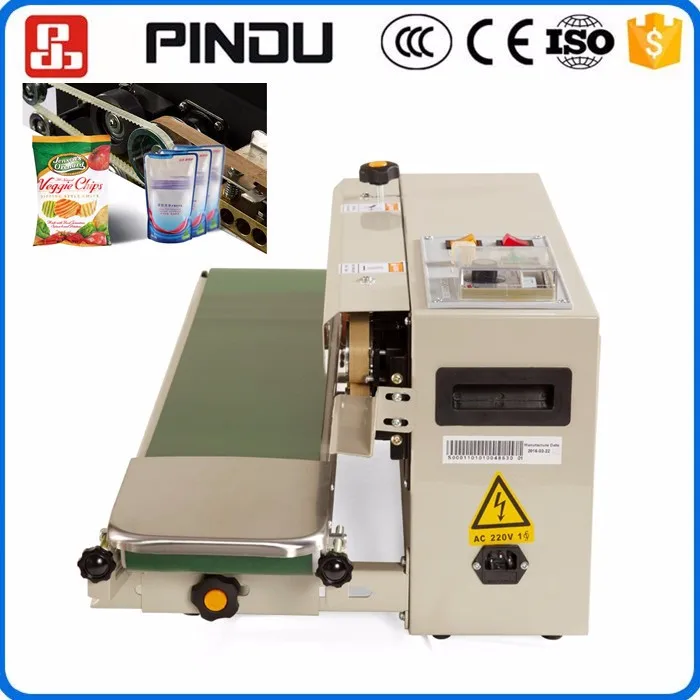 Automatic Mini Plastic Food Containers Potato Chips Bag Heat Sealer