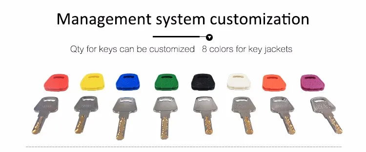 BOSHI 38mm Nylon Shackle ABS Plastic Body Safe Lock With Master Key