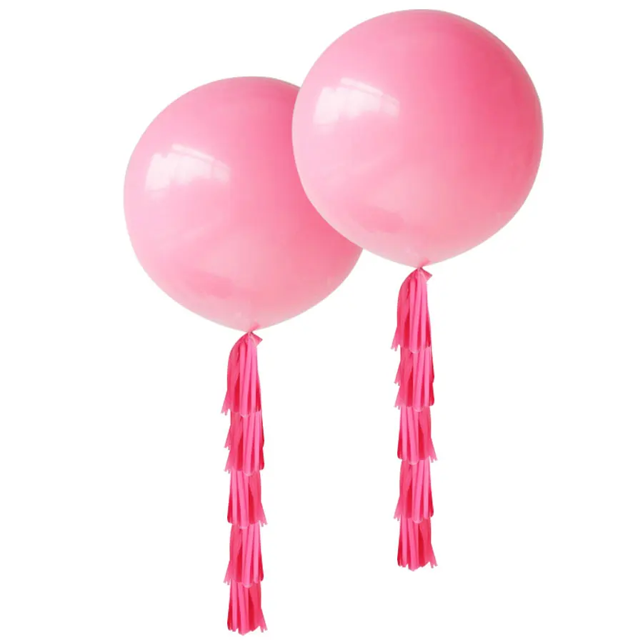 balloon tassel garland