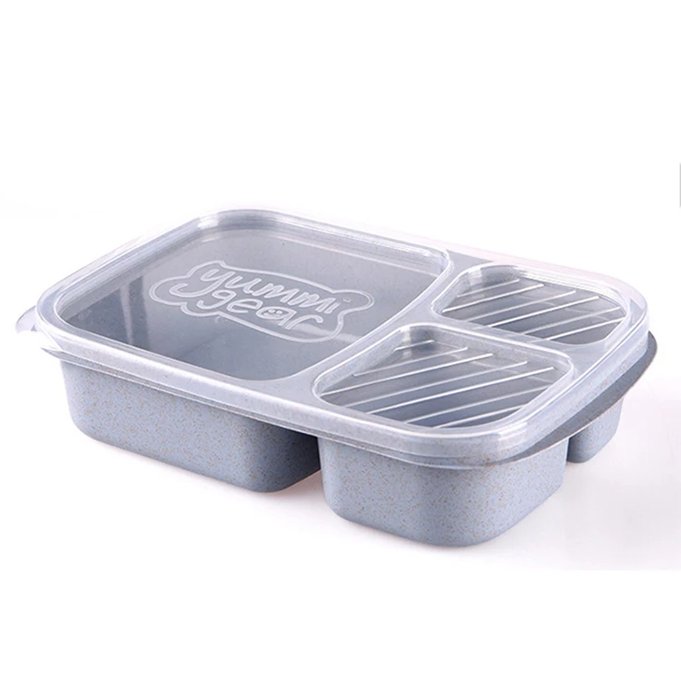 

Wholesale Kitchen Wheat Straw Airtight Biodegradable Kids Bento Plastic Lunch Box