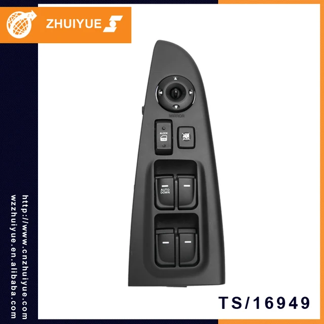 ZHUIYUE 93570 2H000 / 93570 0Q000 Korea Auto Parts Electric Power Window Master Switch