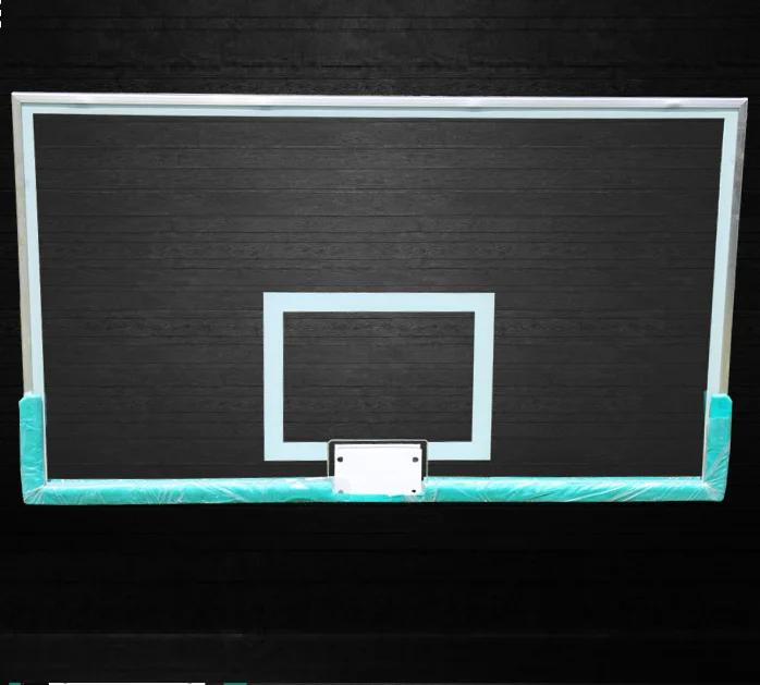 China Made Outdoor Tempered Glass Basketball Backboard With Factory