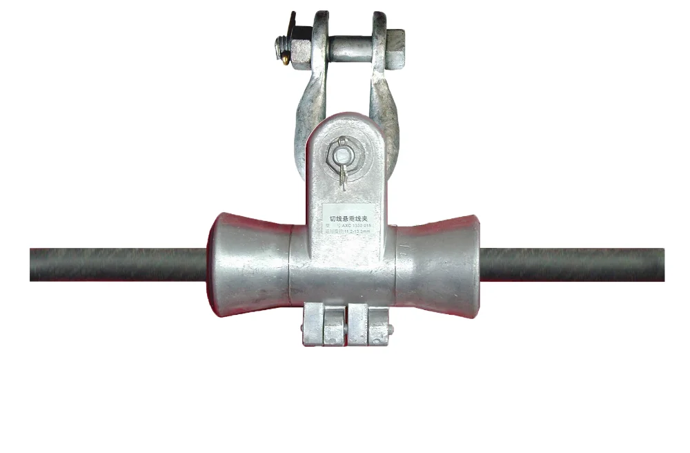 Opgw Adss Fiber Optic Cable Clamp Suspension Clamp For Overhead Lines