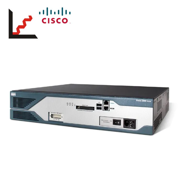 CISCO2821 Router 512D/256F 15.1 Adv Enterprise IOS 2821/2851-1 Year Warranty