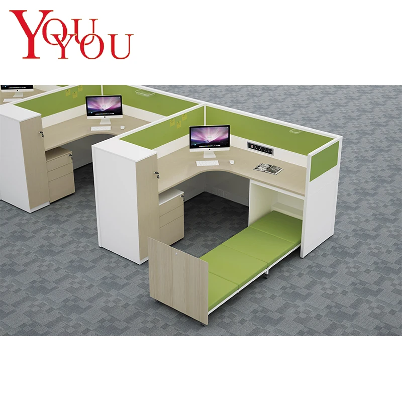 12 People Staff Partition Triangle Office Furniture Workstation Call Center Furniture