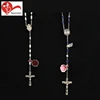 Religious crystal catholic shell decoration rosary