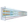 Supermarket open bottled drink display refrigerator