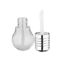 

New light bulb shaped empty wholesale containers lip gloss tube wand tubes