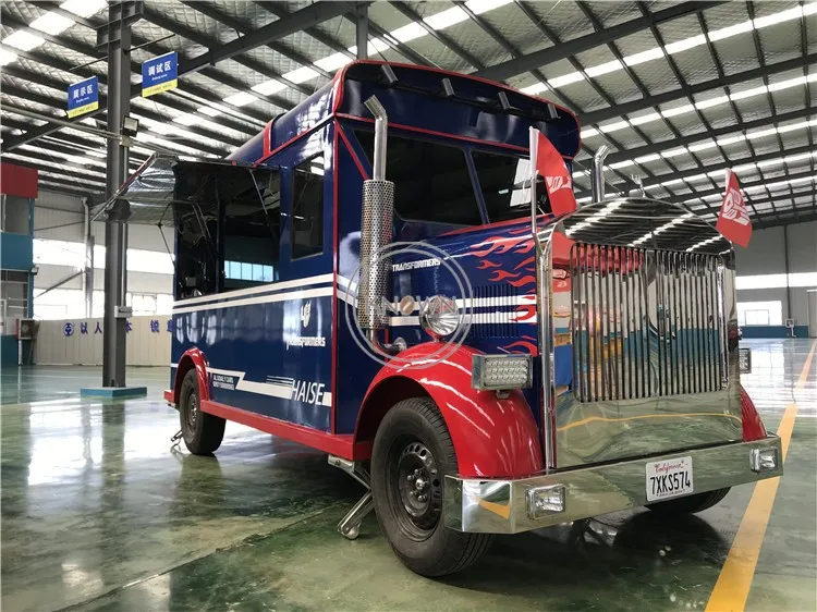 Oem Stainless Steel Mobile Food Trailer Food Truck For Sale Europe Fast