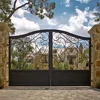 wrought iron sliding gate designs for homes