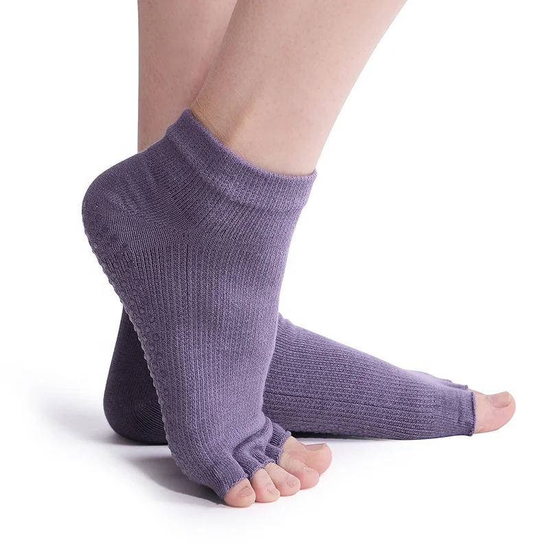 

MEIKAN Sox Muti Color Wholesale Custom Womens Non Slip Toeless Grip Pilates Yoga Socks for Women, N/a